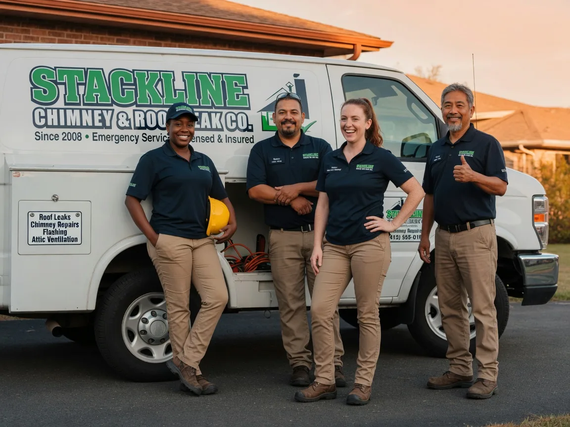 Chimney flashing repair company in Wales, UT